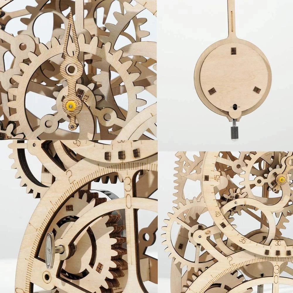 3D Wooden Puzzle DIY Mechanical Model Building Kit