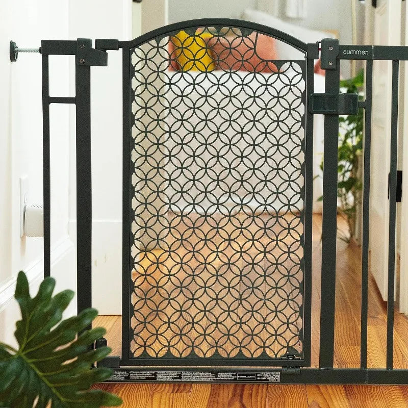 Walk-Thru Pet Gate, 28"-42" x 30", Pressure or Hardware Mounted