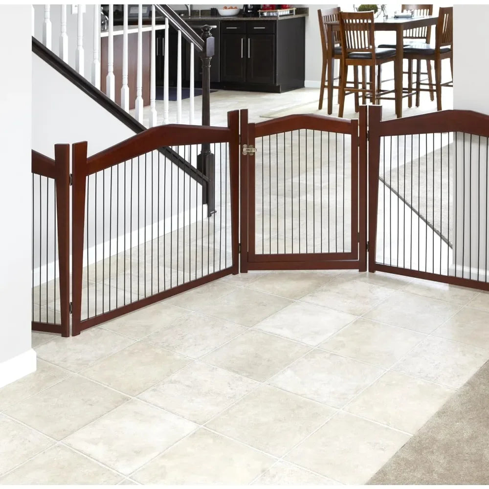 2-in-1 Configurable Pet Crate and Gate with tray