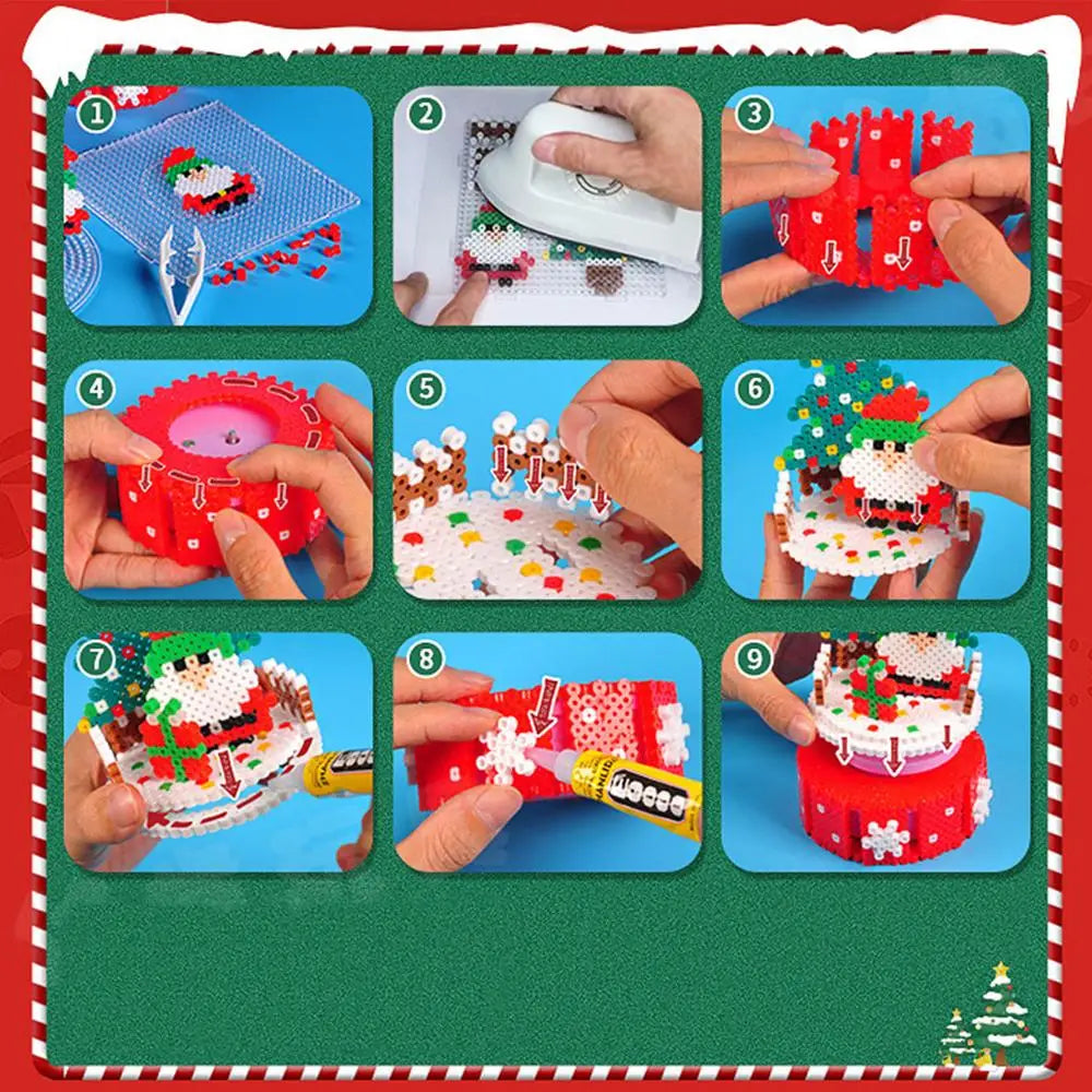Button Art Toy: DIY Christmas Tree Music Box